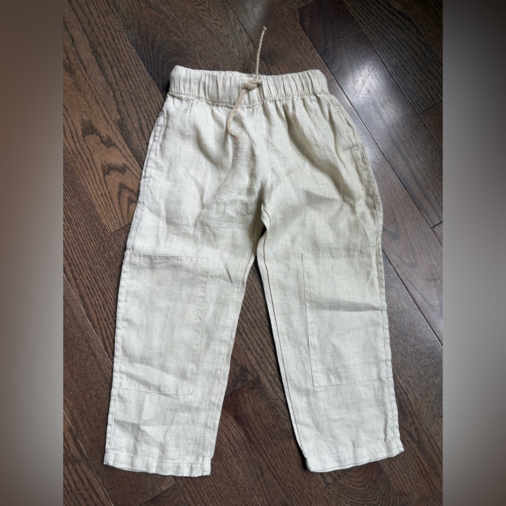Play up linen pants kids size 4